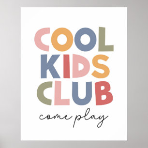 Cool Kids Club Poster
