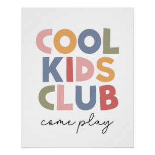 Cool Kids Club Poster