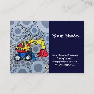 Cool Kids Construction Truck Excavator Digger Business Card
