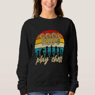 Cool Kids Play Chess  For Children Sweatshirt