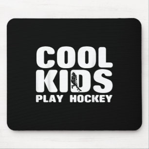 Cool Kids Play Field Hockey Girl Mouse Pad
