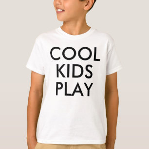 Cool Kids Play Kids Raglan Tshirt