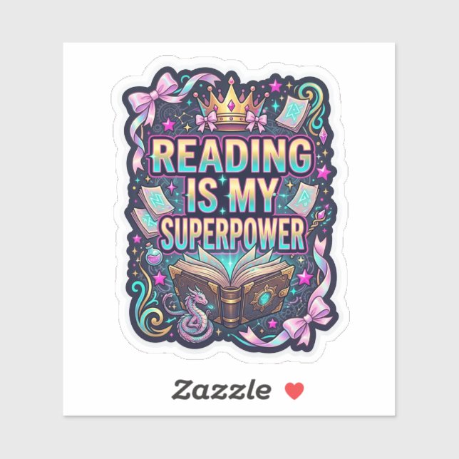 Cool Kids Read Books - wavy book lover reading (Sheet)