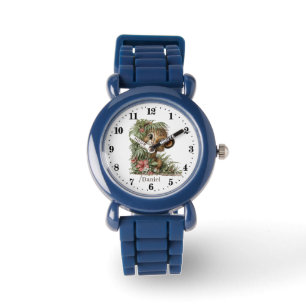 Cool kids unisex lion add name  watch