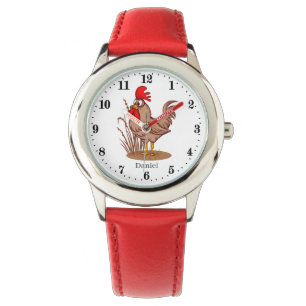 Cool kids unisex rooster add name watch