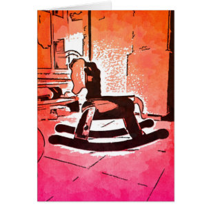 Cool Kids Wooden Rocking Horse Toy Pop Art