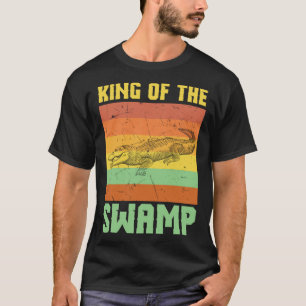 Cool King Of The Swamps Crocodile Swamp T-Shirt