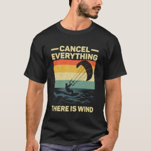 Cool Kitesurfing Art For Men Women Kite Surfing Ki T-Shirt