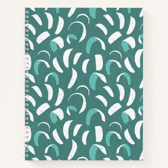Cool Kitesurfing Graphic Print Notebook (Front)