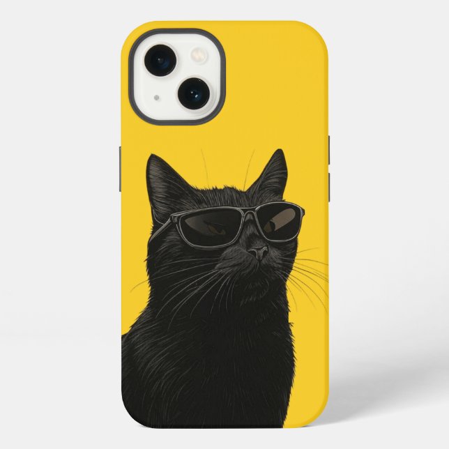 Cool Kitty iPhone Case (Back)