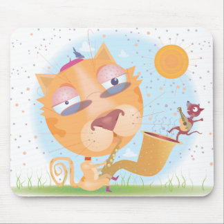 Cool kitty mouse pad
