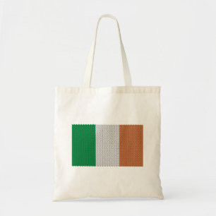 Cool Knitted Irish Flag Tote Bag
