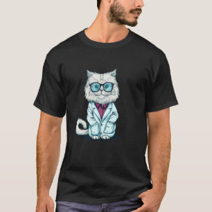 Cool knowledge Cat in Science Costume for bespecta T-Shirt