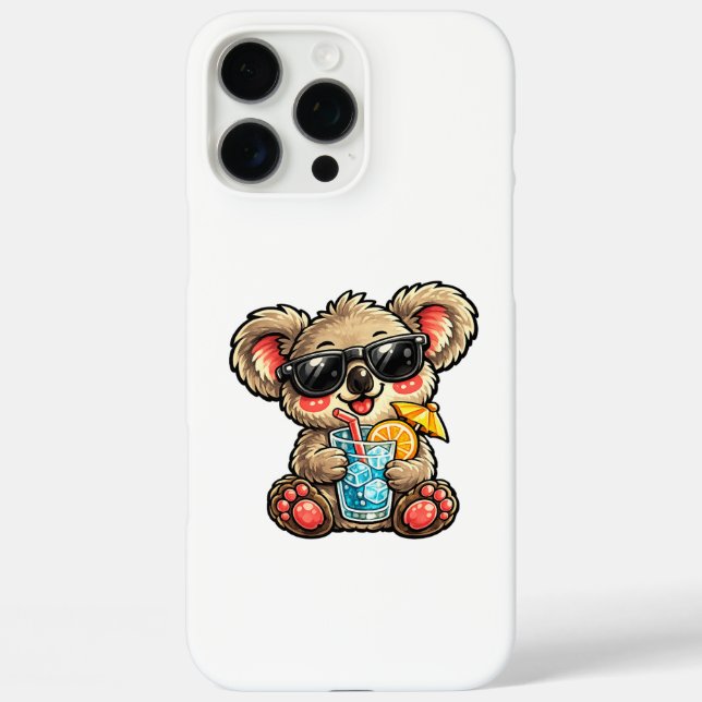 Cool Koala Drink Case-Mate iPhone Case (Back)