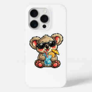 Cool Koala Drink iPhone 15 Pro Case