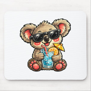 Cool Koala Drink Mouse Pad