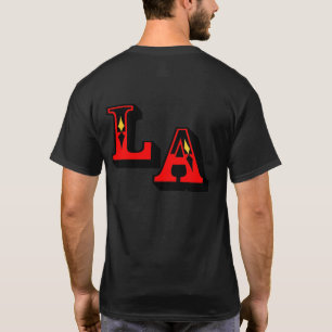 •°♥§Cool LA Logo Stylish Casual Dark T-Shirt§♥°• T-Shirt