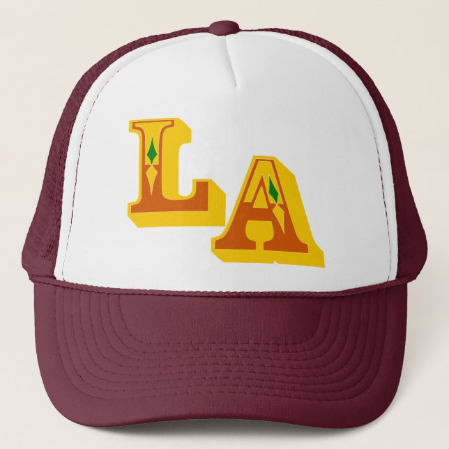 •°♥§Cool LA Logo Stylish Trucker Hat§♥°• Hat (Front)