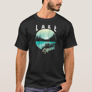 Cool Lake Squad Funny Pond Lagoon Vacation Team Ra T-Shirt