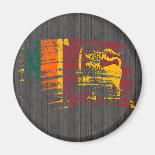 Cool Lankan flag design Magnet
