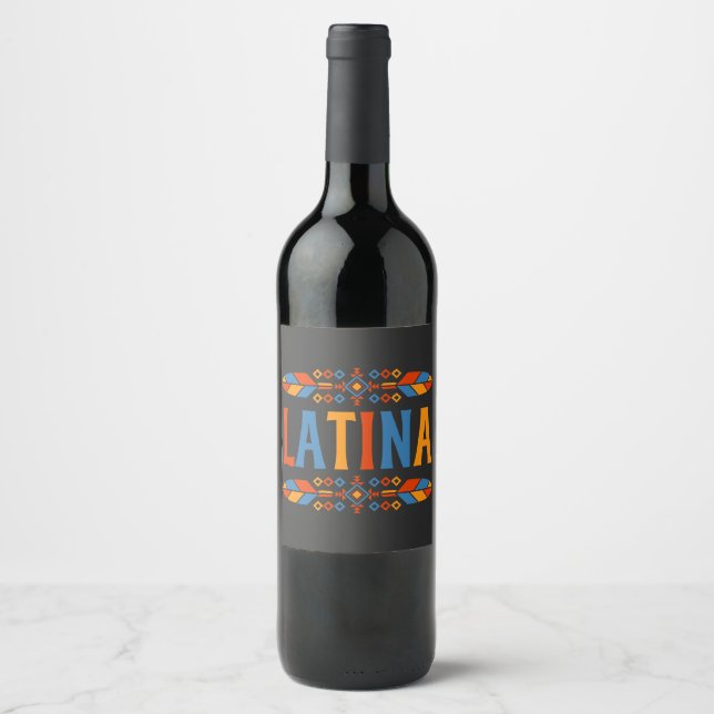 Cool Latina Wine Label (Front)