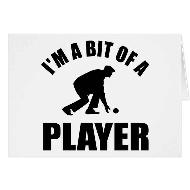 Cool Lawn bowling design (Front Horizontal)