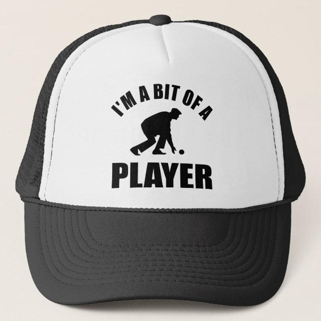 Cool Lawn bowling design Trucker Hat (Front)