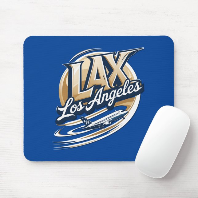 Cool LAX Mouse Pad for LA Airport Fans (With Mouse)