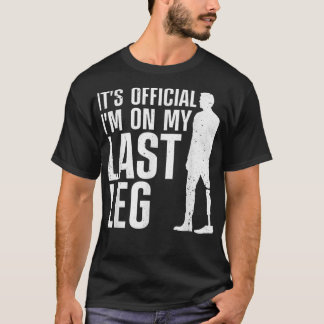 Cool Leg Amputee Art For Men Women Prosthetic Leg  T-Shirt
