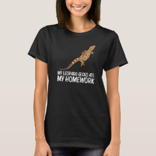 Cool Leopard Gecko For Kids Boys Tiny Dinosaur Liz T-Shirt