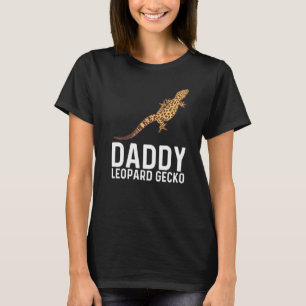 Cool Leopard Gecko For Men Dad Tiny Dinosaur Lizar T-Shirt