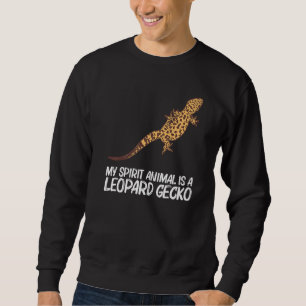 Cool Leopard Gecko For Men Women Tiny Dinosaur Liz Sweatshirt