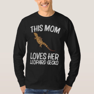 Cool Leopard Gecko For Mum Mama Tiny Dinosaur Liza T-Shirt