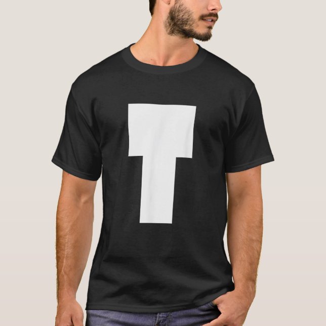 Cool Letter T for Theodore Costume T shirt (Front)
