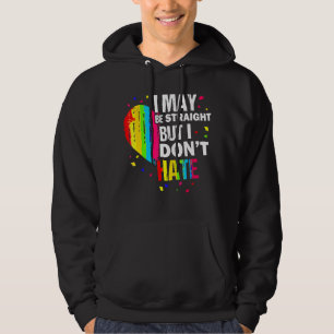 Cool Lgbt Les Gay Pride I May Be Straight But I Do Hoodie
