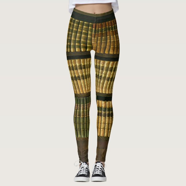 Cool librarian gift leggings (Front)