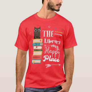 Cool Library Art For Men Women Bookworm Librarian T-Shirt