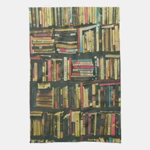 Cool library lover gift tea towel