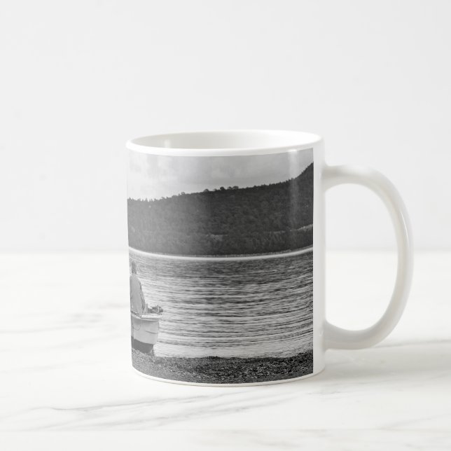 Cool lifestyle cultural photo of Aegean fisherman Coffee Mug (Right)