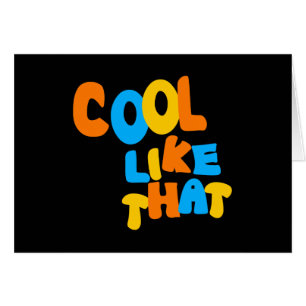 Cool Like That--Orange, Blue, And Yellow-Gold