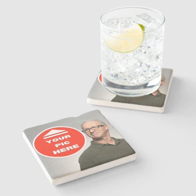 Cool! Limestone Coaster - Personalised (Side)