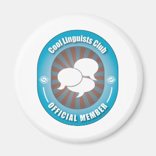 Cool Linguists Club Magnet