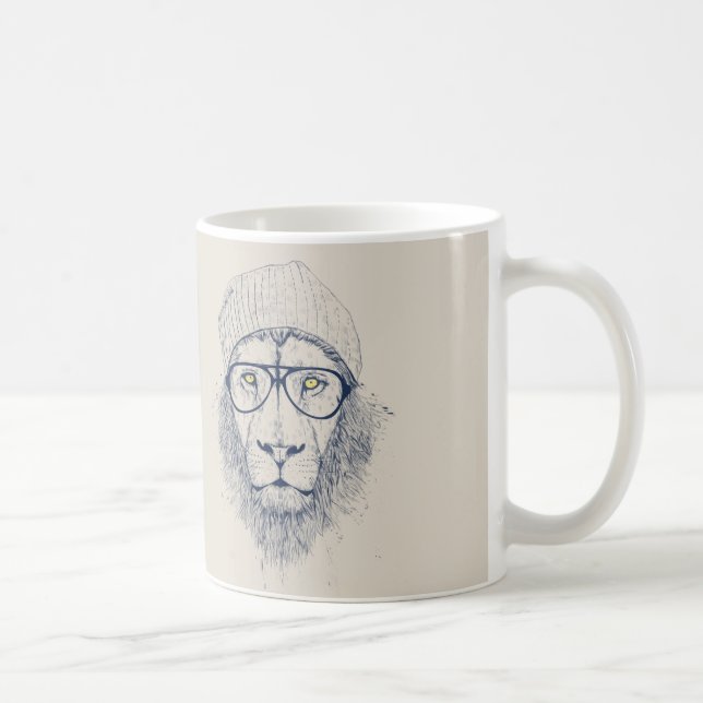 Cool lion coffee mug (Right)