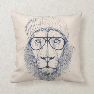 Cool lion cushion