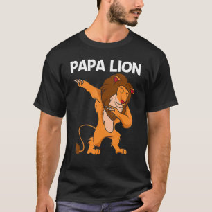 Cool Lion For Men Dad Jungle Safari Animal T-Shirt