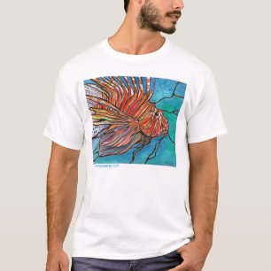 Cool Lionfish Tropical Fish Turkeyfish t-shirt ART