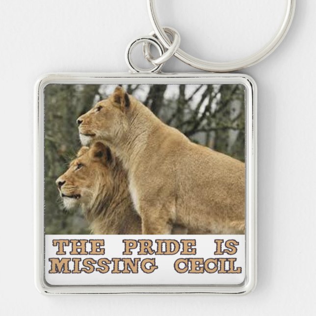 cool Lions designs Key Ring (Front)