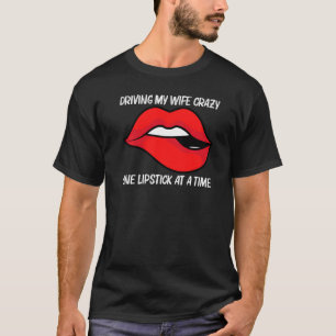 Cool Lipstick For Men Dad Boys Cosmetic Makeup T-Shirt