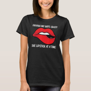 Cool Lipstick For Men Dad Boys Cosmetic Makeup T-Shirt