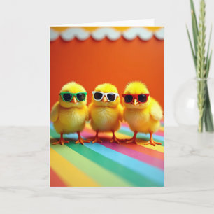 Cool Little Bird Sunglasses Card